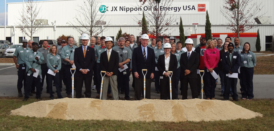 アメリカJX日鉱日石エネルギー 潤滑油製造工場拡張工事
